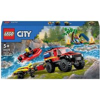 60412 LEGO® CITY Feuerwehrgeländewagen mit Rettungsboot