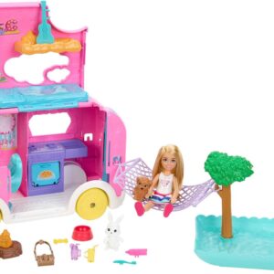 Barbie Puppen Fahrzeug »Chelsea 2-in-1 Camper Spielset mit Puppe«