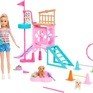 Barbie Anziehpuppe »Stacie's Hündchenspielplatz-Spielset«