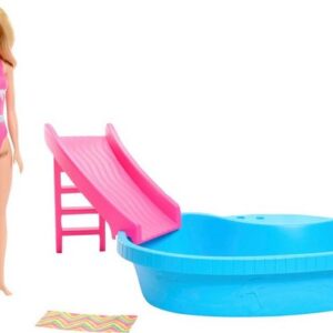 Barbie Anziehpuppe mit Pool