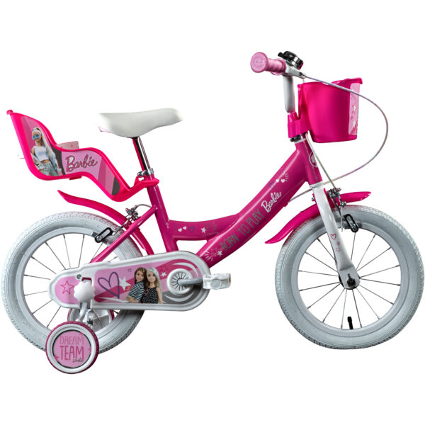 Barbie Kinderfahrrad 14 Zoll Mädchenfahrrad ab 3 Jahre 110-115 cm