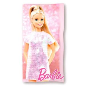 Barbie Handtuch Poolhandtuch Farbenfrohes Strandtuch für kleine Fans