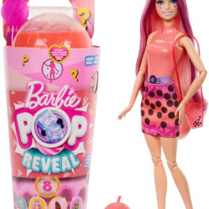 Barbie Anziehpuppe »Pop Reveal Bubble Tea Serie mit duftender Mango-Mochi-Modepuppe«