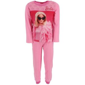 Barbie Pyjama Barbie Pyjama Schlafanzug aus weicher Baumwolle Nachtwäsche für Kinder