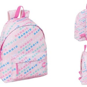 Barbie Rucksack Barbie Kinder Rucksack Logomania Hellrosa 33 x 42 x 15 cm