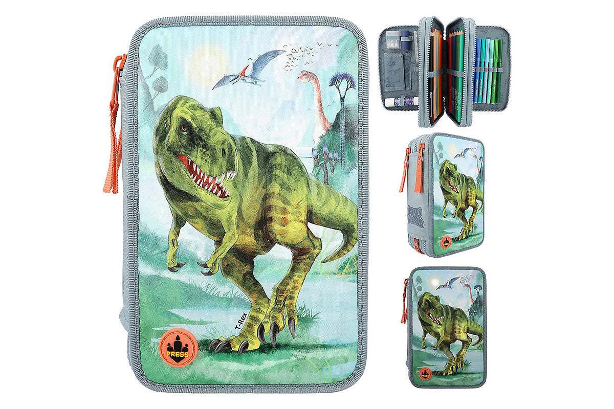 Dino World Federtasche - T-Rex - LED