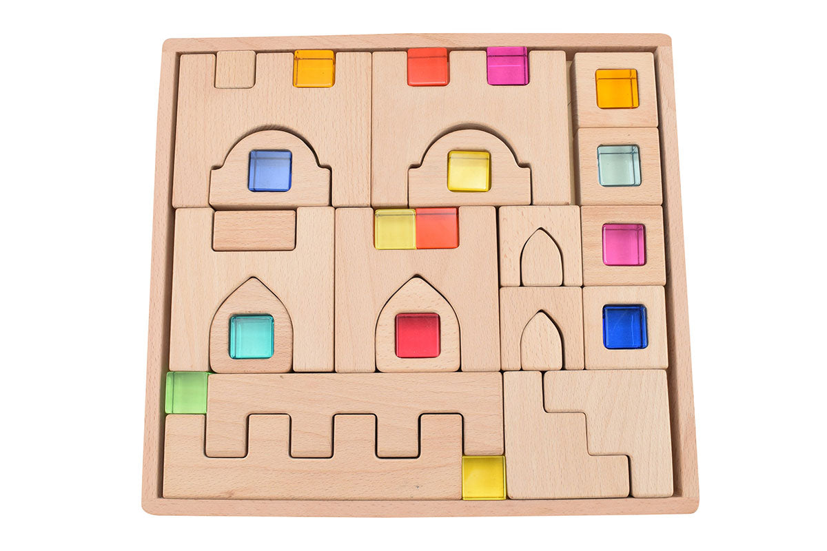 Lux Spielbausteine - Fantasie Burg Legesteine