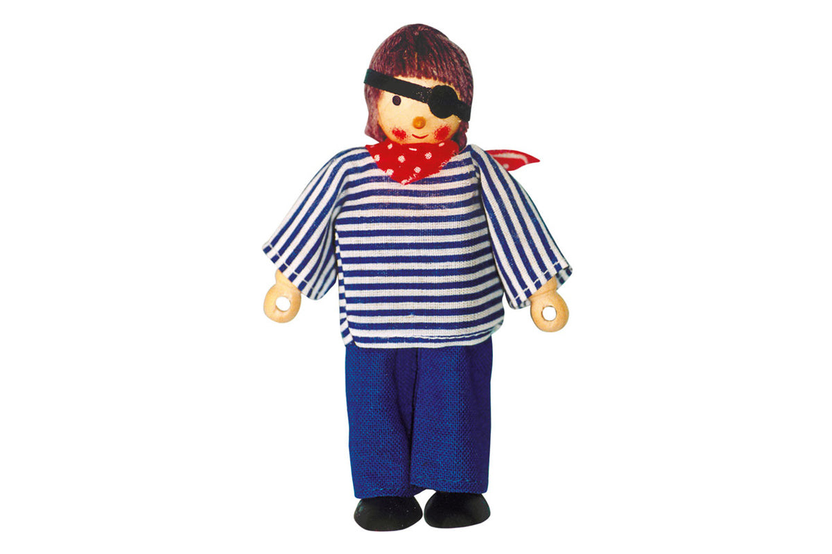 Winzling Biegepuppe - Pirat Vielmann