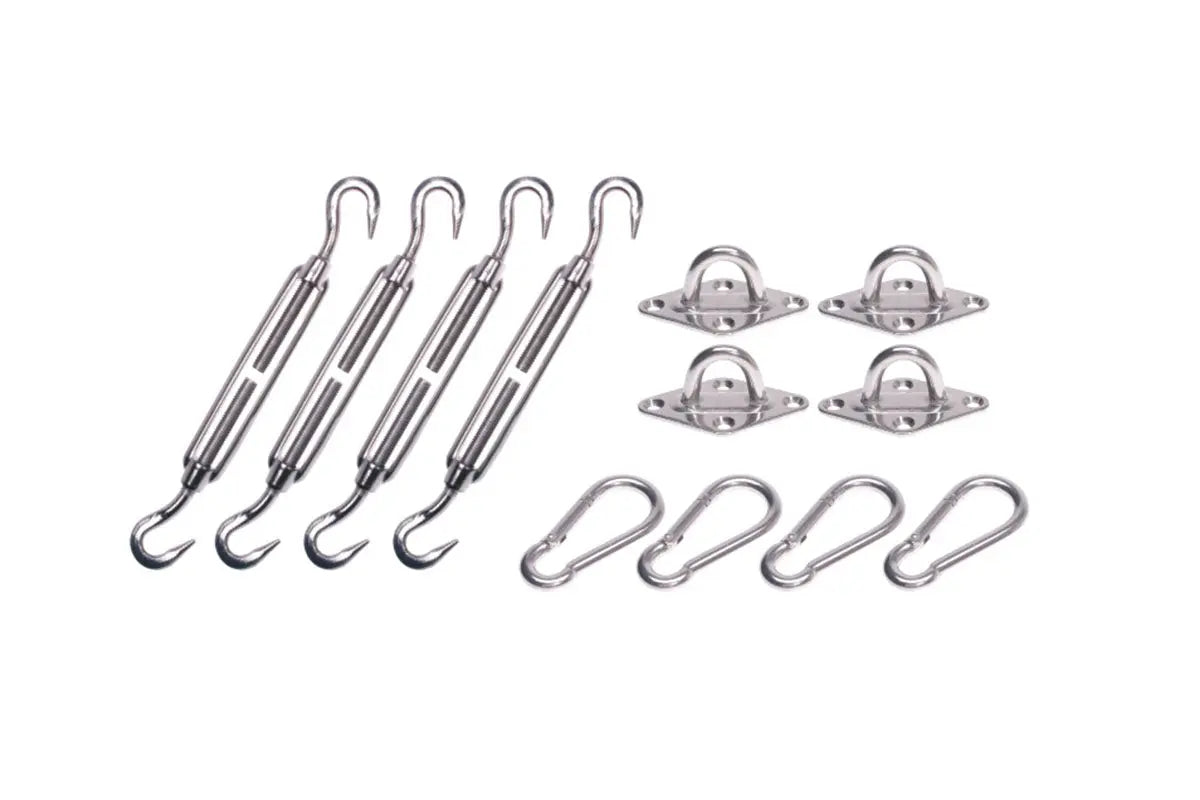 Sonnensegel Befestigungskit - Profi Edelstahl