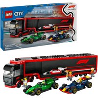 LEGO Konstruktionsspielzeug City F1 Transporter mit RB20 & AMR24 F1 Rennautos LEGO Konstruktionsspielzeug City F1 Transporter mit RB20 & AMR24 F1 Rennautos