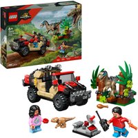 LEGO Konstruktionsspielzeug Jurassic World Raptor: Verfolgungsjagd mit dem Geländewagen