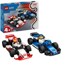 LEGO Konstruktionsspielzeug City F1 Williams Racing und Haas F1 Rennautos