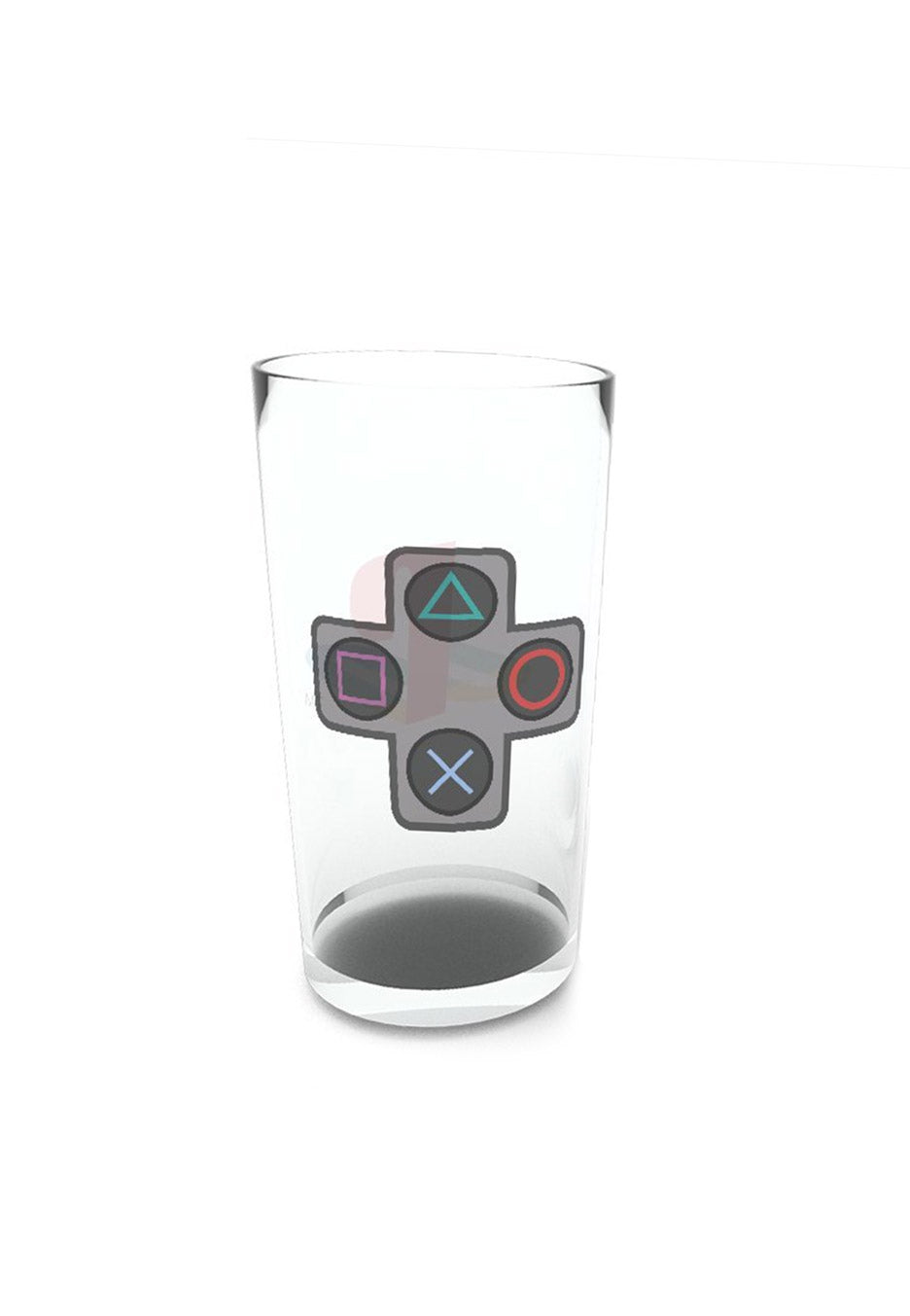 Playstation - Buttons Pint Multicolor - Glas