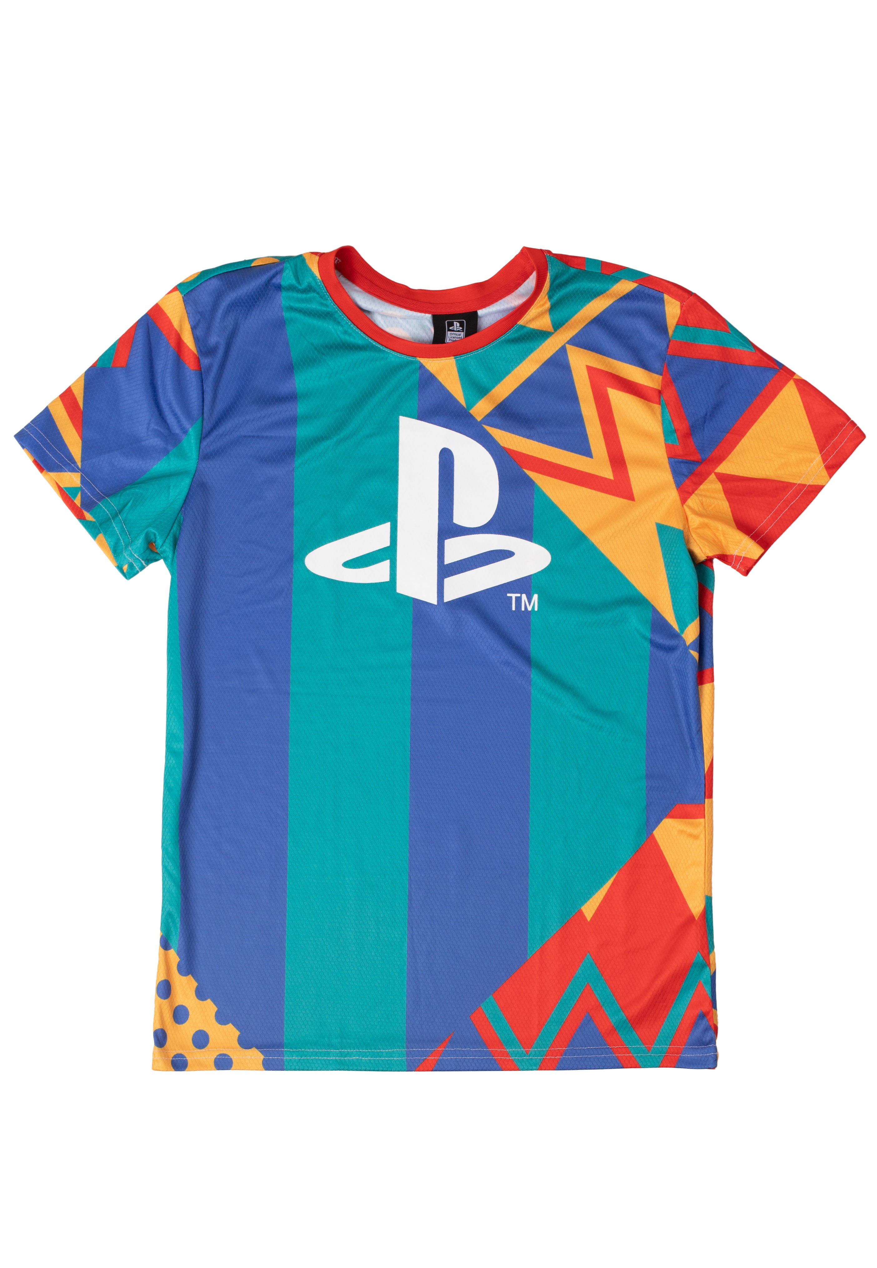 Playstation - AOP Blue - T-Shirt - Blau - XL - 100% Polyester,Jersey