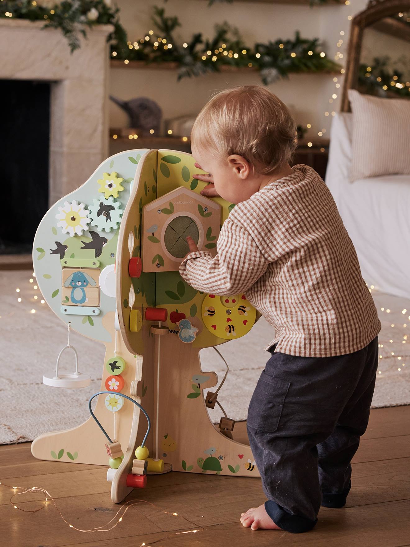 Activity-Baum aus Holz FSC®  4 jahrenzeiten