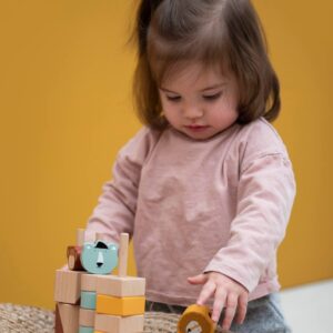 Baby Tier-Stapelspiel TRIXIE aus Holz