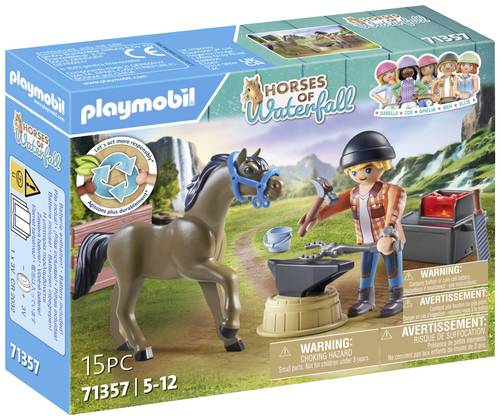 Playmobil® Horses of Waterfall Hufschmied Ben & Achilles 71357 Playmobil® Horses of Waterfall Hufschmied Ben & Achilles 71357