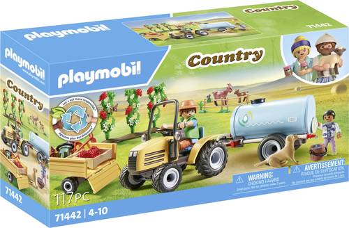 Playmobil® Country Traktor mit Anhänger und Wassertank 71442
