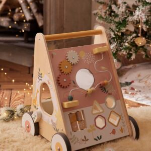 Activity-Lauflernwagen mit Bremsen Holz FSC®  savania