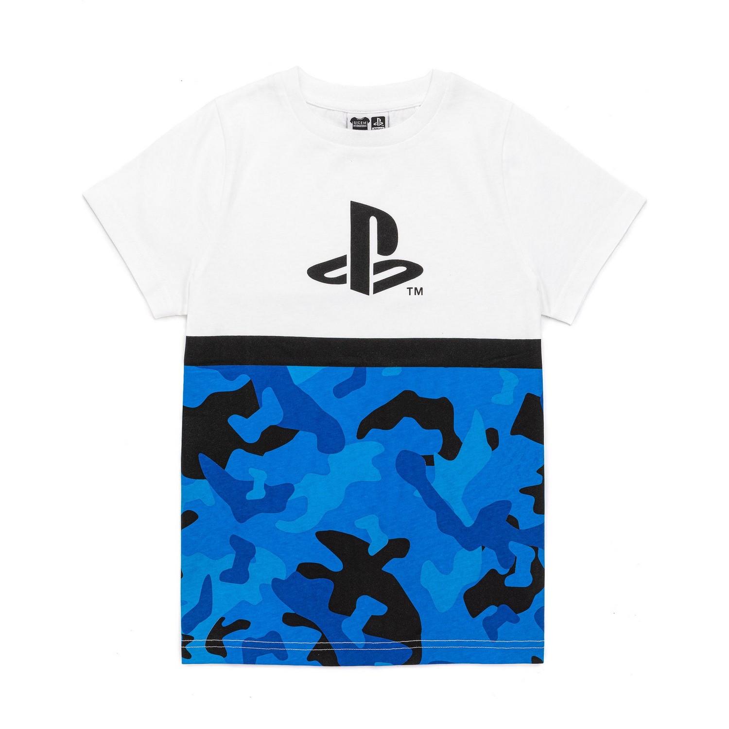 Playstation Jungen-Camouflage-T-Shirt 7-8 Years