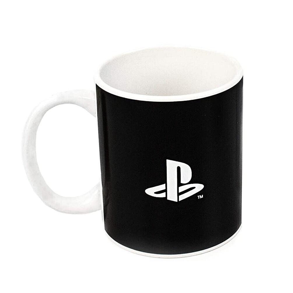 Playstation Thermobecher One Size weiß/schwarz