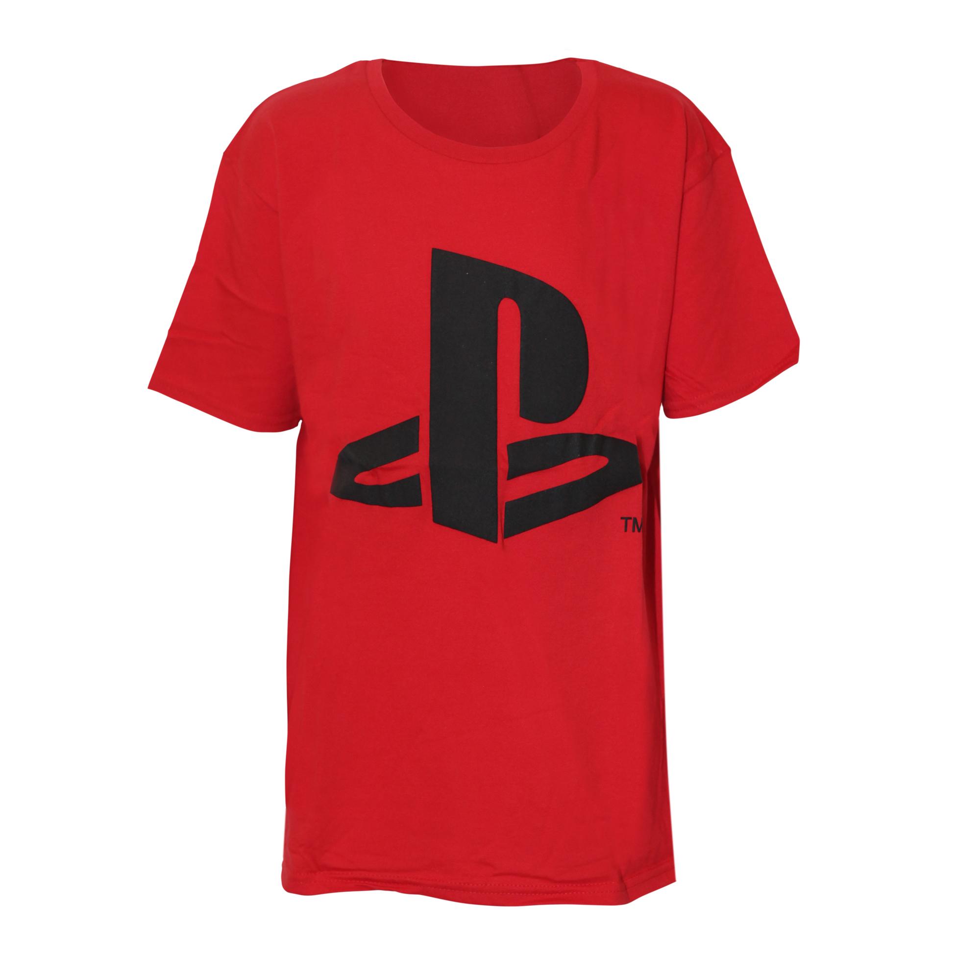 Playstation-Mädchen-Spieler-T-Shirt 4-5 Years rot