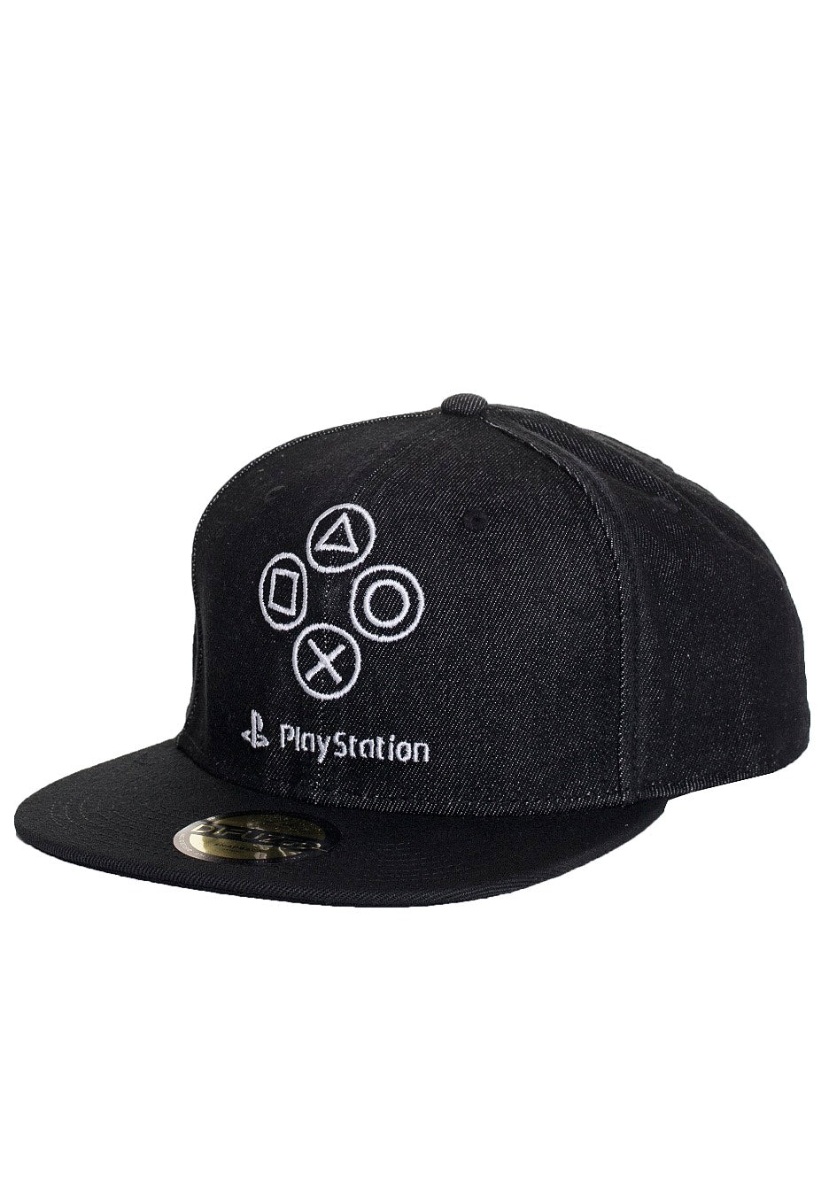 Playstation - Denim Symbols - Cap - Schwarz - Onesize - 100% Baumwolle