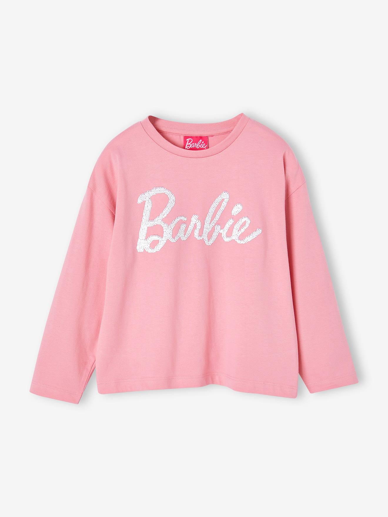 Mädchen Shirt mit Wende-Pailletten BARBIE bonbon