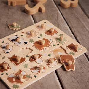 Baby Steckpuzzle GRÜNER WALD