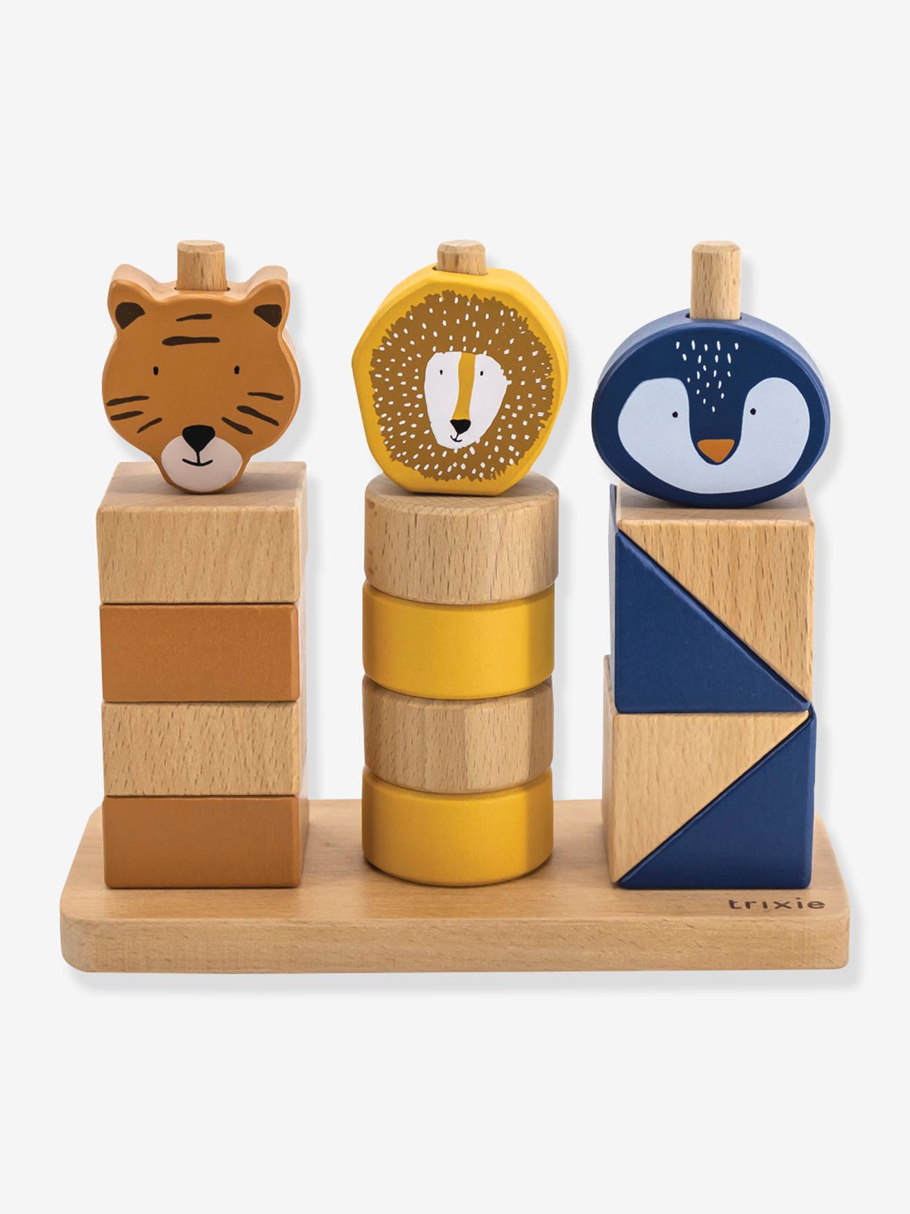 Baby Stapelturm TRIXIE aus Holz