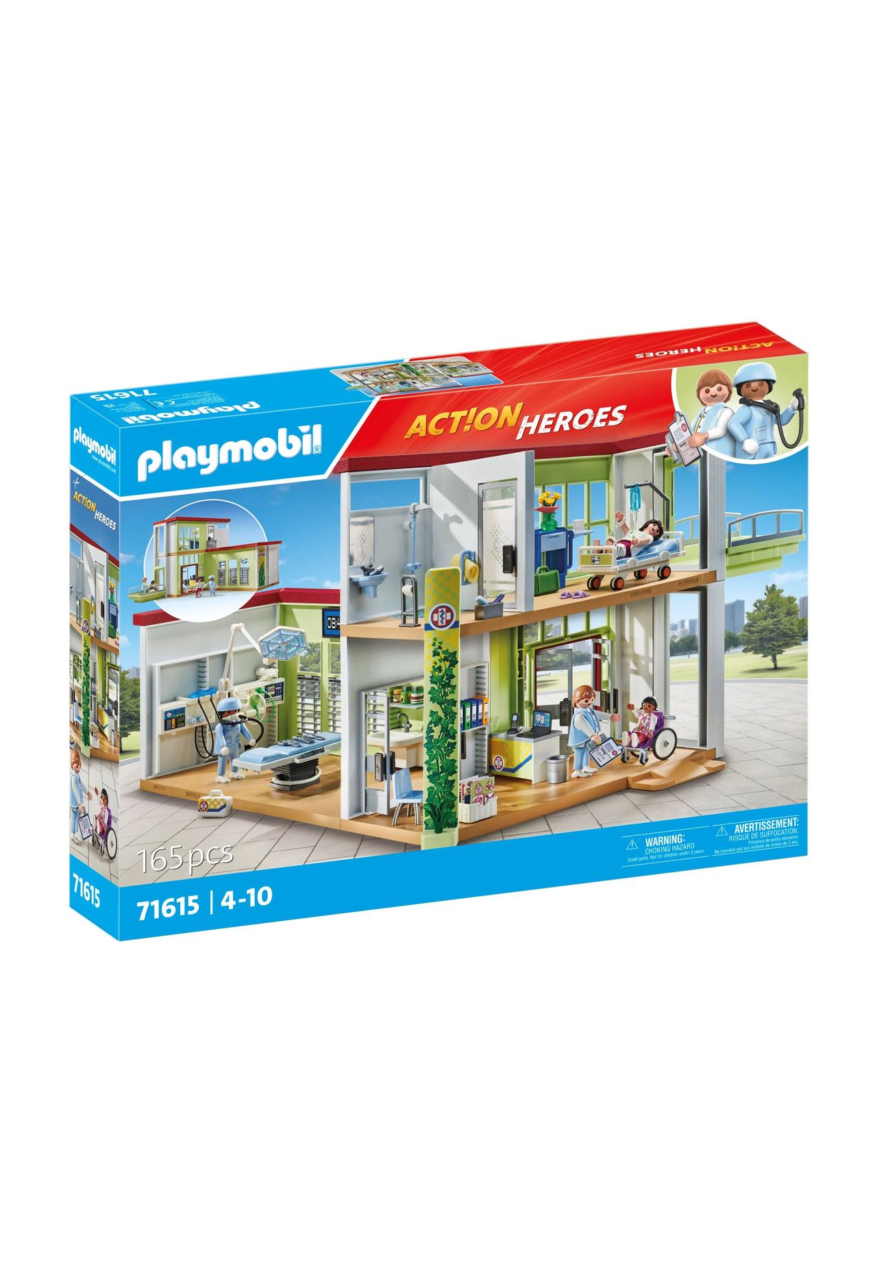 playmobil® Act!on Heroes - Modernes Krankenhaus 71615