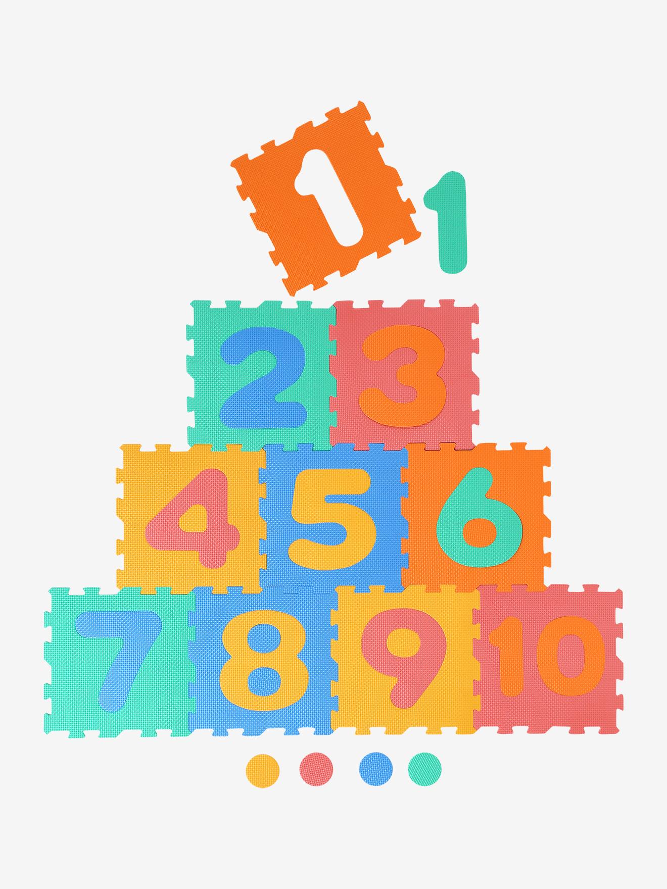 Kinderzimmer Puzzle-Spielmatte Himmel-und-Hölle mit Zahlen Kinderzimmer Puzzle-Spielmatte Himmel-und-Hölle mit Zahlen