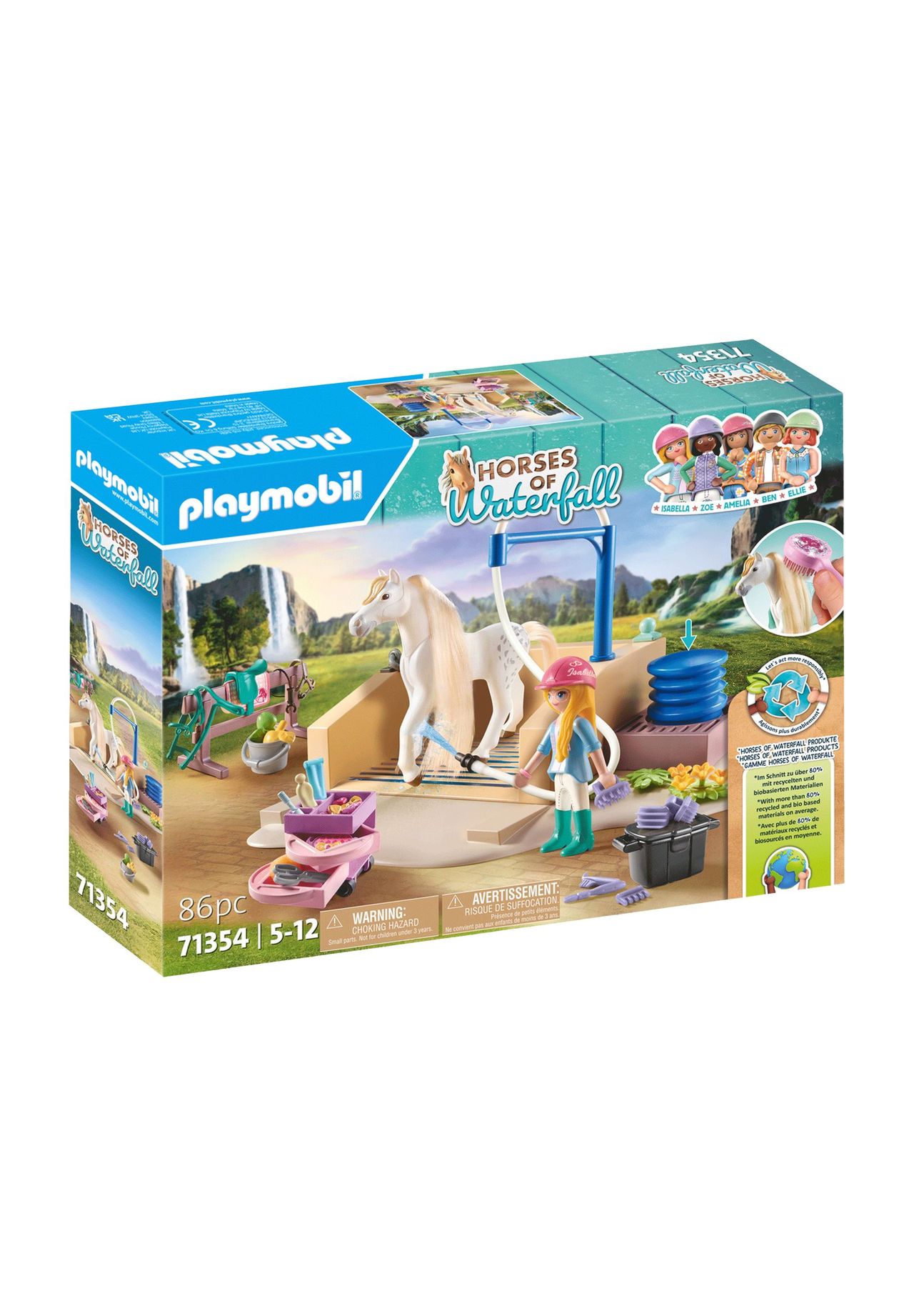 playmobil® Horses of Waterfall - Isabella & Lioness mit Waschplatz 71354