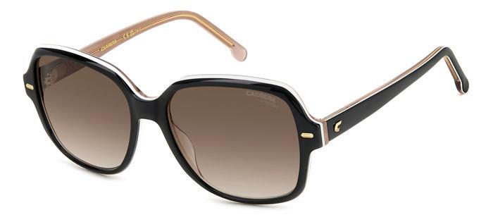 Carrera Damen CARRERA 3028/S KDX/HA Sonnenbrillen Acetat Schwarz Braun Quadratisch Normal Schattiert Carrera Damen CARRERA 3028/S KDX/HA Sonnenbrillen Acetat Schwarz Braun Quadratisch Normal Schattiert