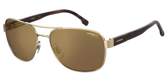 Carrera Herren C FLEX 02/G/S J5G/YL Sonnenbrillen Metall Gold Braun Quadratisch Polarisiert Blendfrei Carrera Herren C FLEX 02/G/S J5G/YL Sonnenbrillen Metall Gold Braun Quadratisch Polarisiert Blendfrei