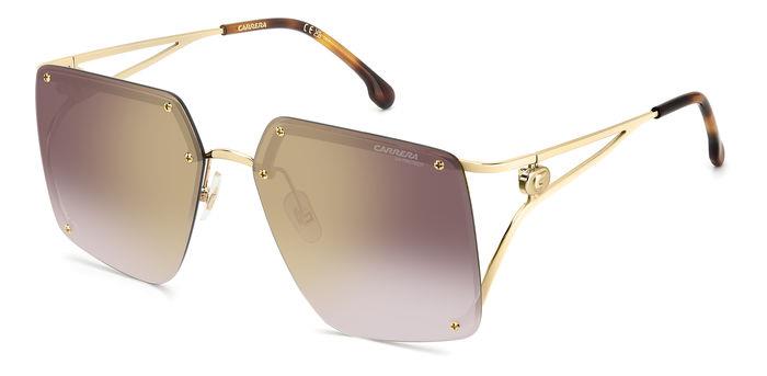 Carrera Damen CARRERA 3041/S VVP/YK Sonnenbrillen Metall Gold Braun Quadratisch Gespiegelt Schattiert Carrera Damen CARRERA 3041/S VVP/YK Sonnenbrillen Metall Gold Braun Quadratisch Gespiegelt Schattiert