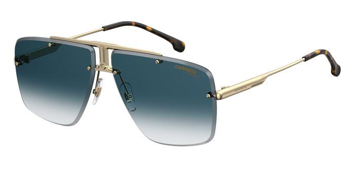 Carrera Unisex CARRERA 1016/S 001/08 Sonnenbrillen Metall Gold Blau Quadratisch Schattiert Carrera Unisex CARRERA 1016/S 001/08 Sonnenbrillen Metall Gold Blau Quadratisch Schattiert