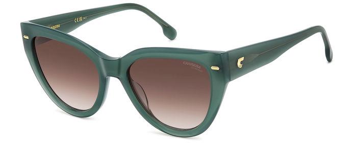 Carrera Damen CARRERA 3017/S 1ED/HA Sonnenbrillen Acetat Grün Braun Cat Eye  Schattiert