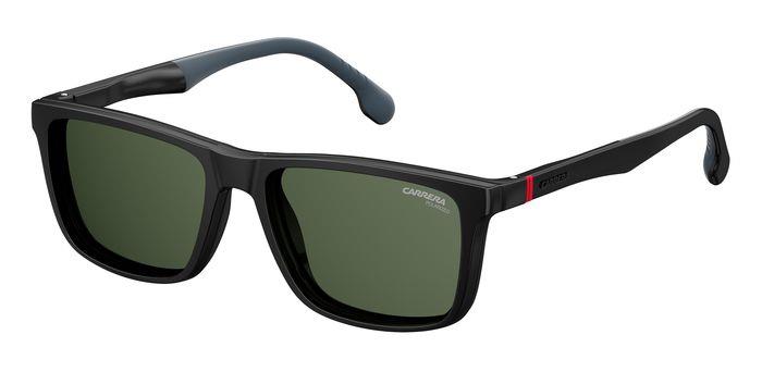 Carrera Herren CARRERA 4009/CS 807/UC Sonnenbrillen Plastik Schwarz Grün Quadratisch