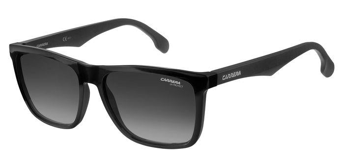 Carrera Herren CARRERA 5041/S 807/9O Sonnenbrillen Plastik Schwarz Grau Quadratisch  Schattiert