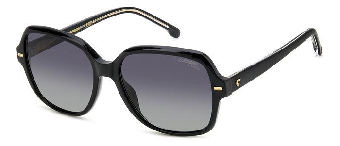 Carrera Damen CARRERA 3028/S 807/WJ Sonnenbrillen Acetat Schwarz Grau Quadratisch Polarisiert Schattiert