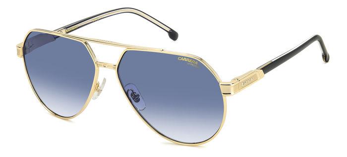 Carrera Herren CARRERA 1067/S J5G/08 Sonnenbrillen Metall Gold Blau Pilot  Schattiert