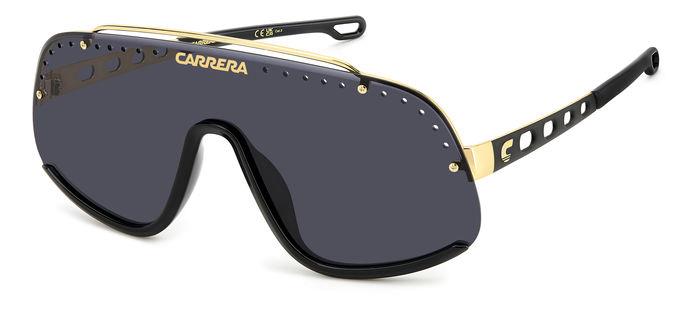 Carrera Unisex FLAGLAB 16 2M2/2K Sonnenbrillen Metall Schwarz Grau Maske  Blendfrei