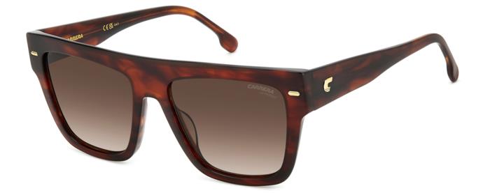 Carrera Damen CARRERA 3016/S EX4/HA Sonnenbrillen Acetat Braun Braun Quadratisch  Schattiert