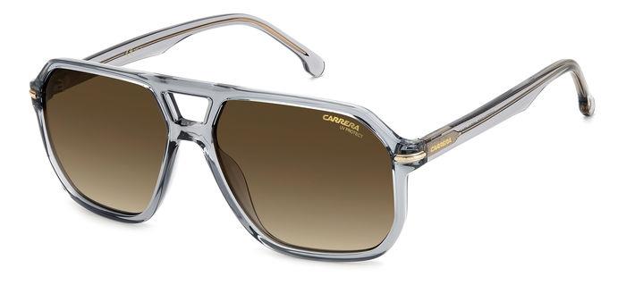 Carrera Herren CARRERA 302/S KB7/HA Sonnenbrillen Acetat Grau Braun Quadratisch Normal Schattiert