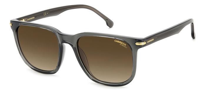 Carrera Unisex CARRERA 300/S KB7/HA Sonnenbrillen Acetat Grau Braun Quadratisch  Schattiert