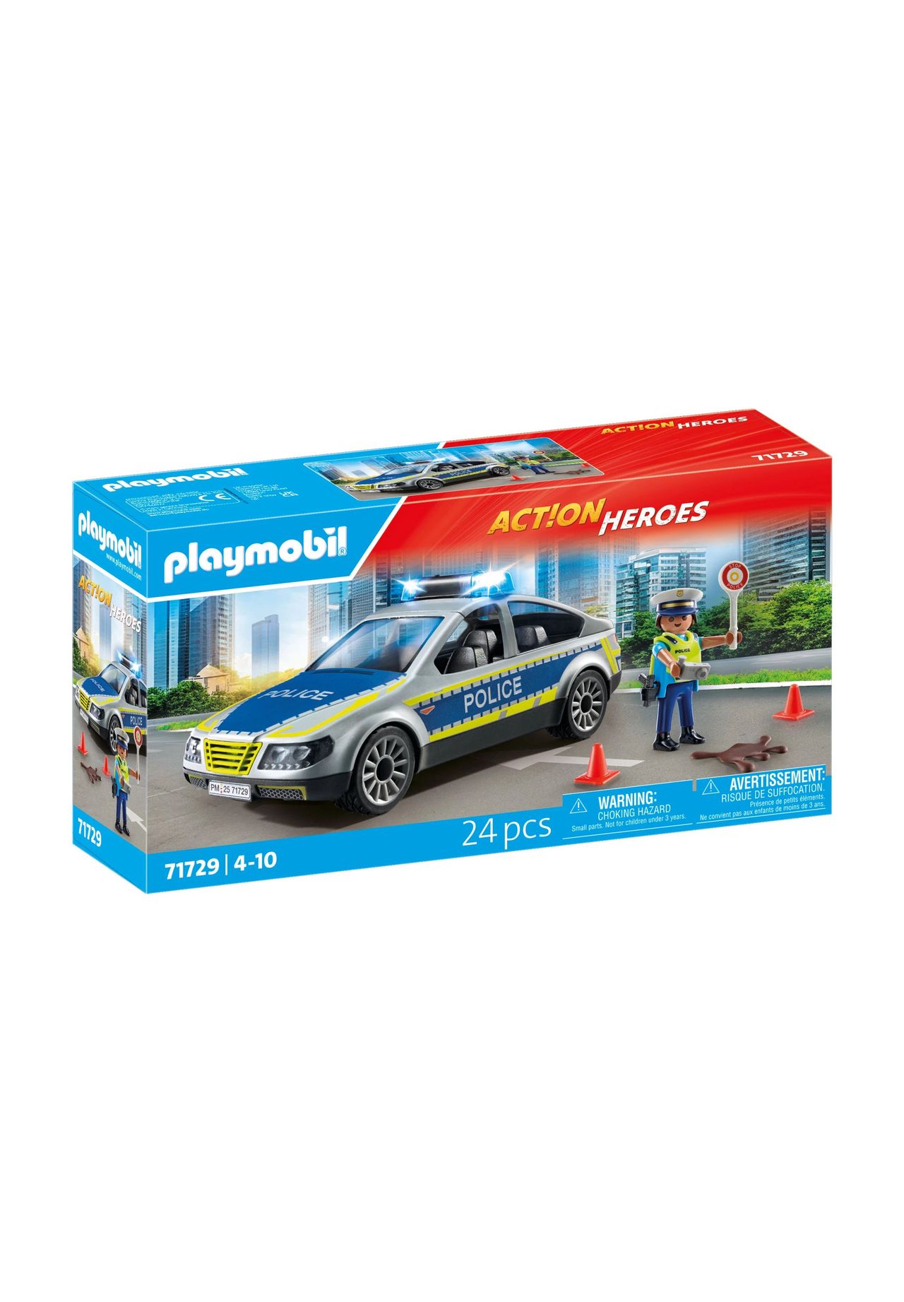 playmobil® Act!on Heroes - Polizei Streifenwagen 71729