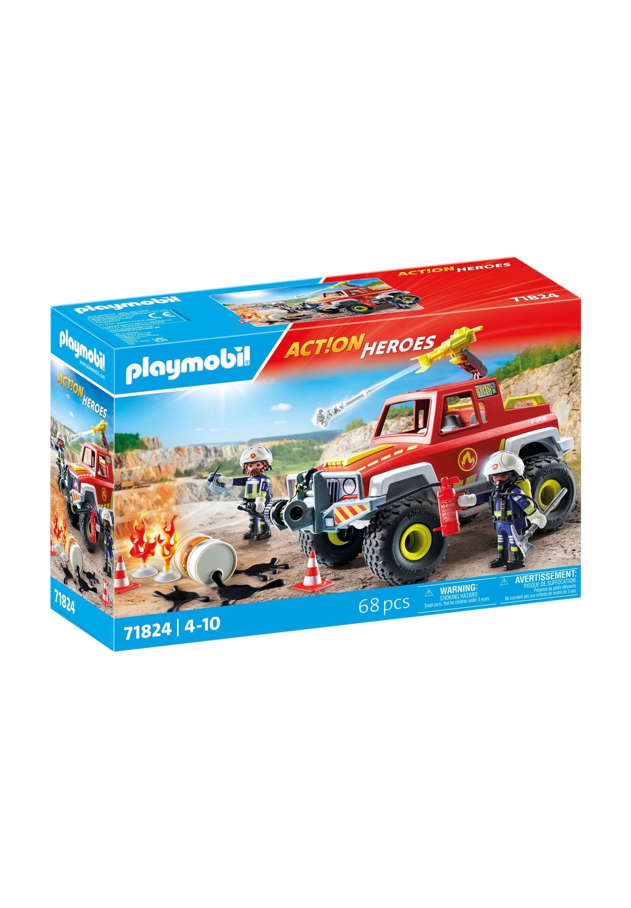 playmobil® Act!on Heroes - Feuerwehrtruck 71824