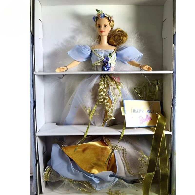 Original Vintage Barbie Harpist Angel 1997 Musiker-Kollektion Puppe 1/6 Wunderschönes Abendkleid Spielzeug für Mädchen Collector Edition Original Vintage Barbie Harpist Angel 1997 Musiker-Kollektion Puppe 1/6 Wunderschönes Abendkleid Spielzeug für Mädchen Collector Edition