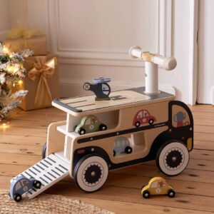 Kinder 2-in-1-Rutschfahrzeug mit Spielautos